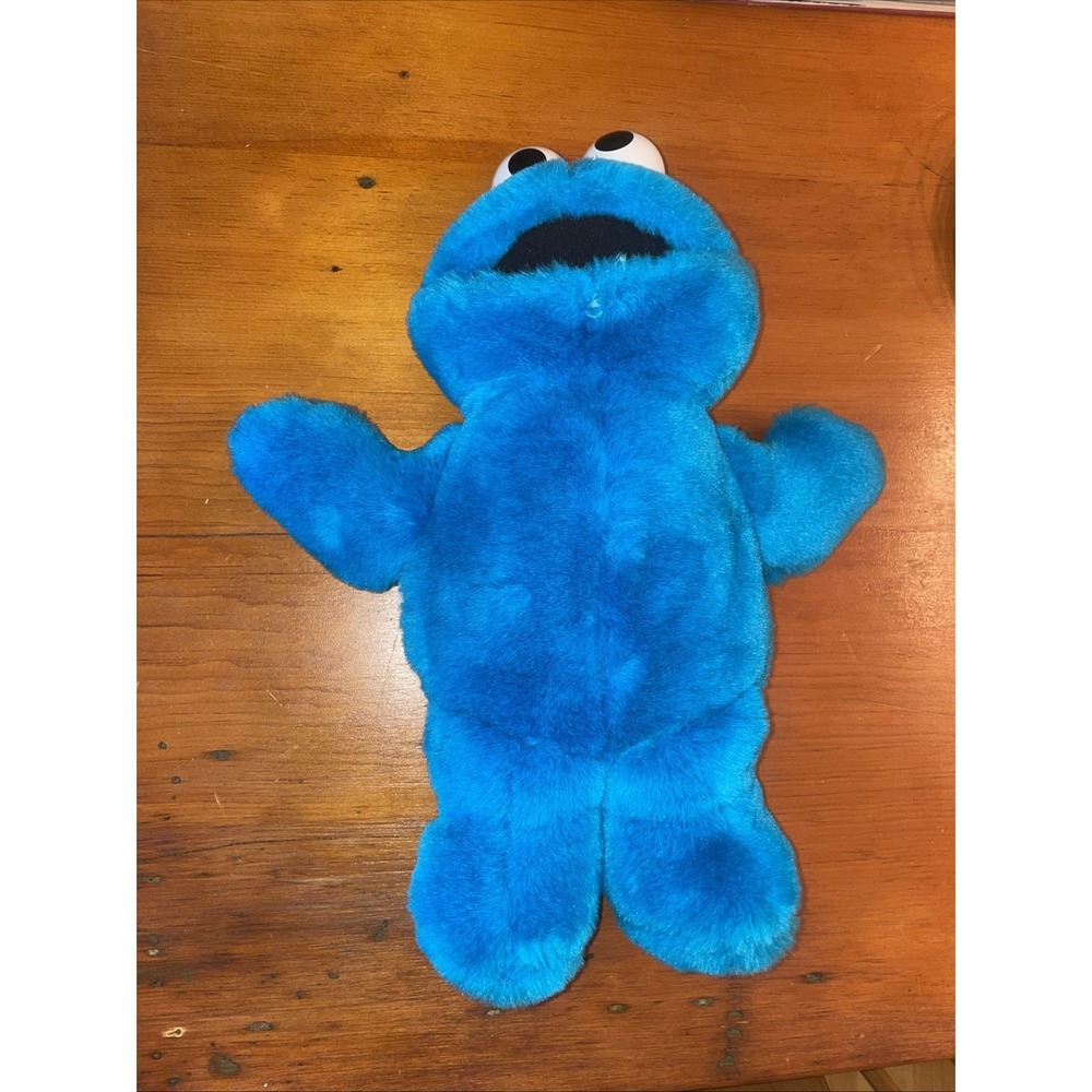 Tyco Jim Henson Tickle Me Cookie Monster 1997 Blue TESTED And Works 16"